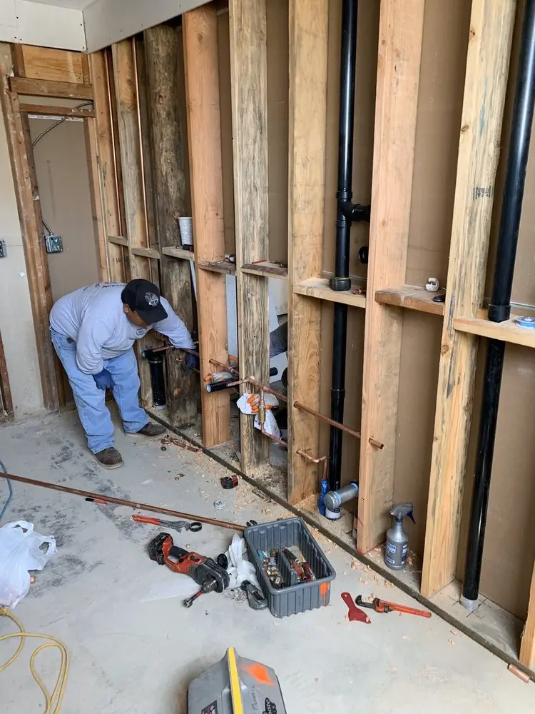 Commercial rough-in plumbing for Water Heater Replacement in Pannell